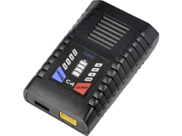 Toolkit RC C4 Modelbyg-oplader 4 A LiPo, LiFePO , Li-Ion, LiHV, NiCd, NiMH