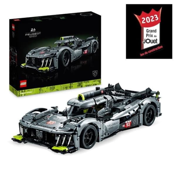 LEGO Technic 42156 Peugeot 9x8 24H LE Mans Hybrid Hyperbil, racermodel