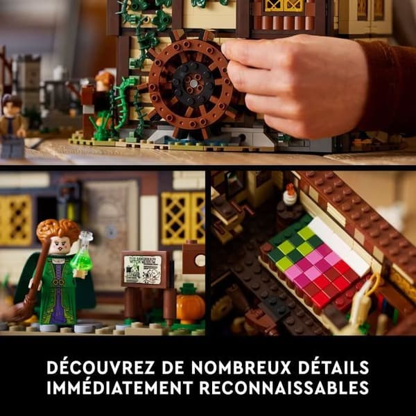 LEGO Ideas Disneys Hocus Pocus: Sanderson-søstrenes palæ 21341 - Byggesæt - En Halloween-gave til voksne