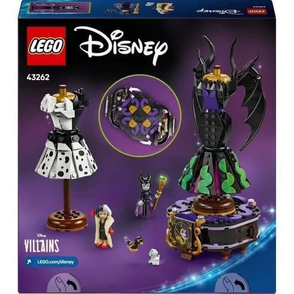 LEGO Game Disney Villains 43262 Maleficent och Cruella de Vil Klänningar - Spel för flickor från 9 år