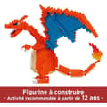 Miniatyrbillede 3 af 6: Pokémon Charizard Figur - BANDAI - Nanoblock - 860-delt Klodsfigur - Byggesæt - NBPM80