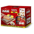 Miniatyrbild 1 av 6: Byggset - ZURU - Snacks - Max 200 delar - 6 snacks - Burgare, glass eller sushi