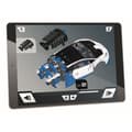 Miniatyrbild 5 av 6: CLEMENTONI - Lamborghini Huracan STO-ombyggnad - Styrbara hjul - Illustrerad manual och 3D-visualiseringsapplikation - Fabri