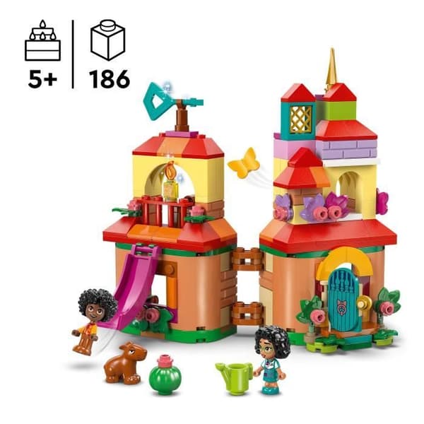 LEGO | Disney 43261 Miniatyr Encanto House - Kreativt spel för flickor från 5 år