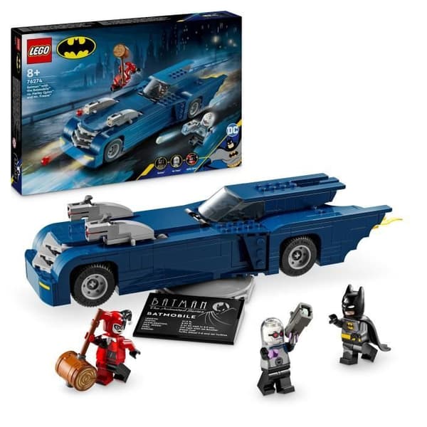 LEGO Super Heroes DC 76274 Batman med Batmobilen mot Harley Quinn och Mr. Freeze