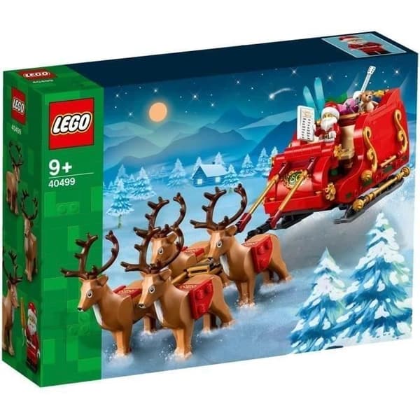 LEGO 40499 Tomtens släde - Byggset för barn från 9 år