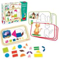 Miniatyrbild 2 av 5: Pedagogiskt spel - GOULA - Magnetisk formlåda - 12 aktiviteter med 24 träbitar