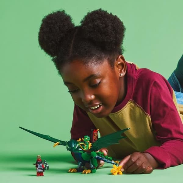LEGO NINJAGO 71829 Den gröna draken i Lloyds skog - Byggspel för 6-åringar