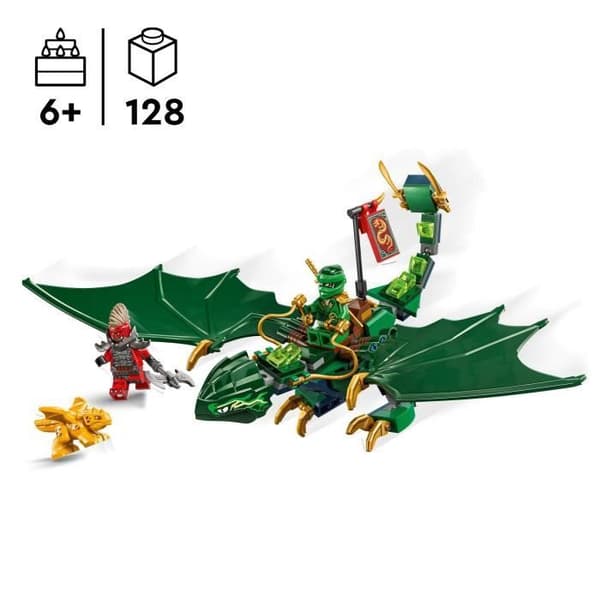 LEGO NINJAGO 71829 Den gröna draken i Lloyds skog - Byggspel för 6-åringar