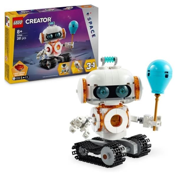 LEGO Creator 31164 3-i-1 Rumrobot - Byggesæt til drenge fra 8 år