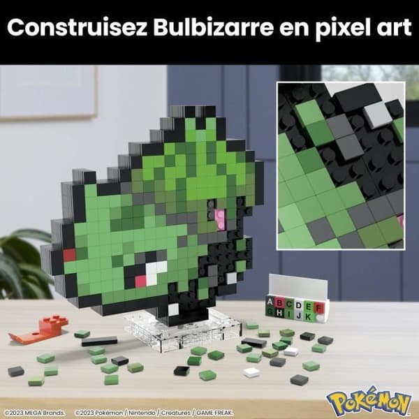 MEGA Pokémon Bulbizar Retro Byggsats 374 delar - MEGA Pokémon - HTH75