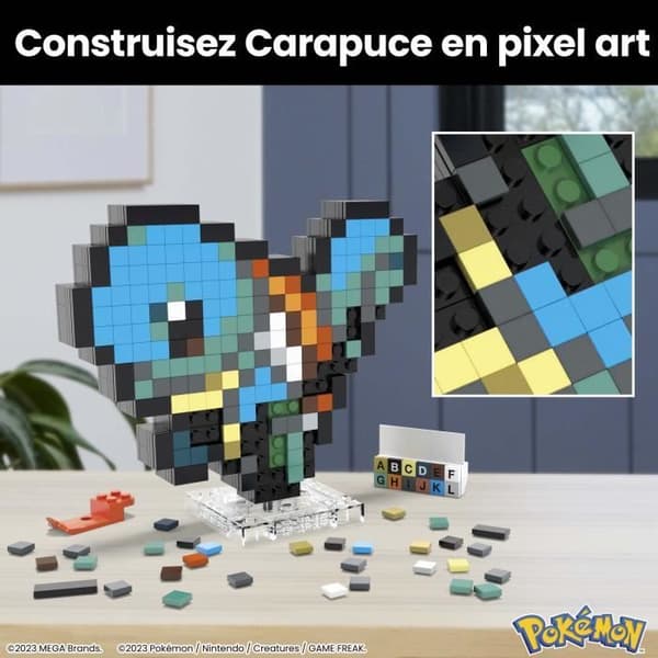 MEGA-Pokémon-Squirtle-367-delt Retro Byggesæt - MEGA Pokémon - HTH77