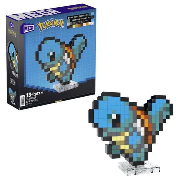MEGA Pokémon Squirtle -retrorakennussarja 367 osaa - MEGA Pokémon - HTH77