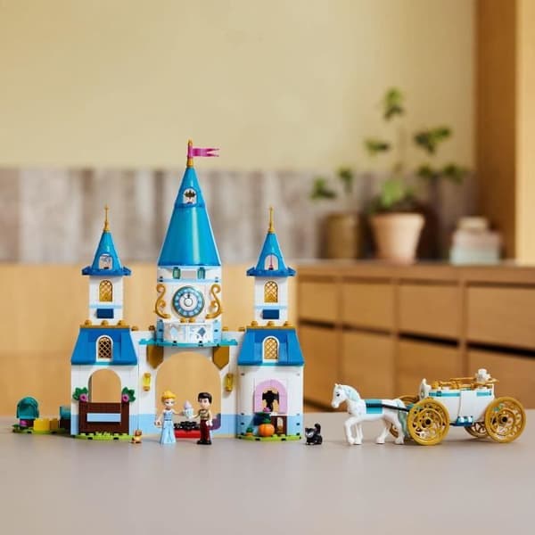 LEGO | Disney Princess 43275 Askepots slot og karet - Rollespil 6 år