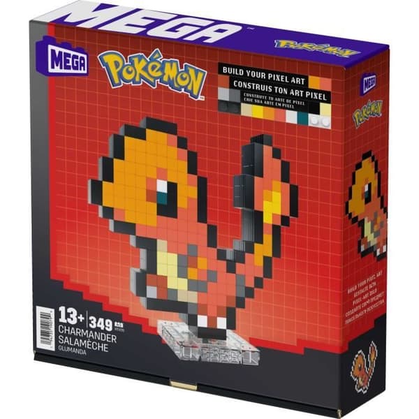 MEGA Pokémon Charmander 349 delar Retro byggsats - MEGA Pokémon - HTH76
