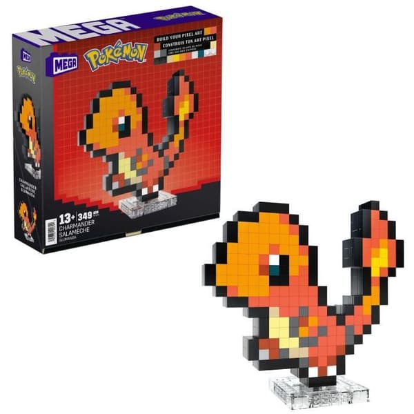 MEGA Pokémon Charmander 349 delar Retro byggsats - MEGA Pokémon - HTH76