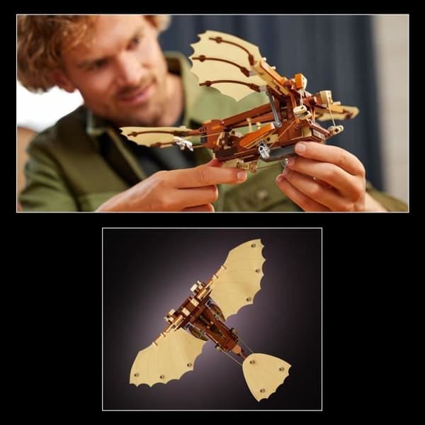 LEGO Icons 10363 Leonardo da Vincis flygmaskin - Dekoration för vuxna