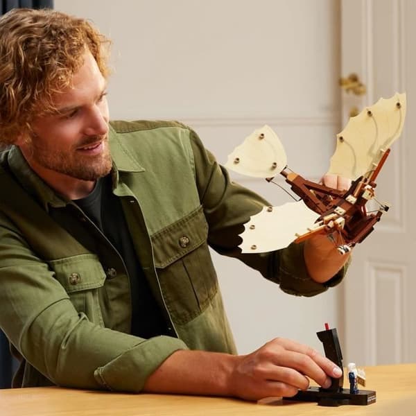 LEGO Icons 10363 Leonardo da Vincis flygmaskin - Dekoration för vuxna