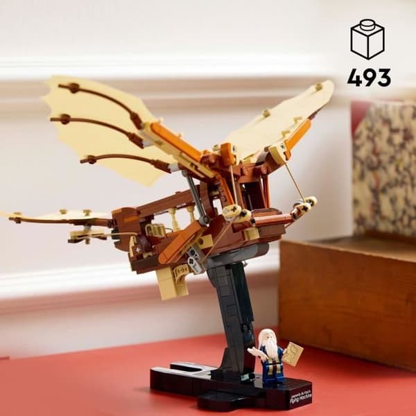LEGO Icons 10363 Leonardo da Vincis flygmaskin - Dekoration för vuxna
