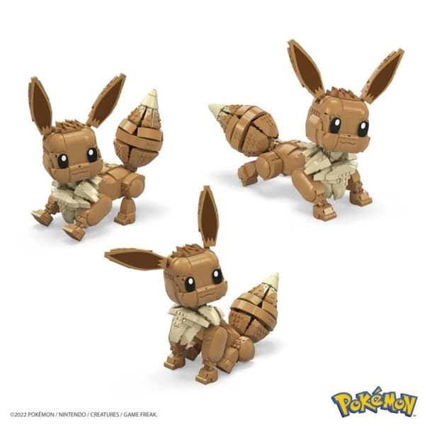 Mega Construx - Pokémon Kæmpe Eevee - Byggeklodser - Alder 10+ GMD34
