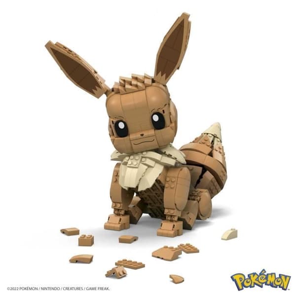 Mega Construx - Pokémon Kæmpe Eevee - Byggeklodser - Alder 10+ GMD34