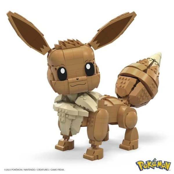Mega Construx - Pokémon Kæmpe Eevee - Byggeklodser - Alder 10+ GMD34