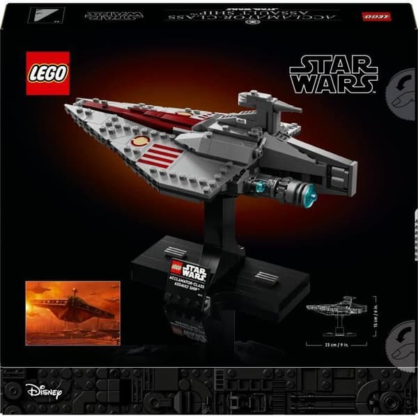 LEGO Star Wars 75404 Acclamator-klass anfallstransport - Modellbyggsats för vuxna