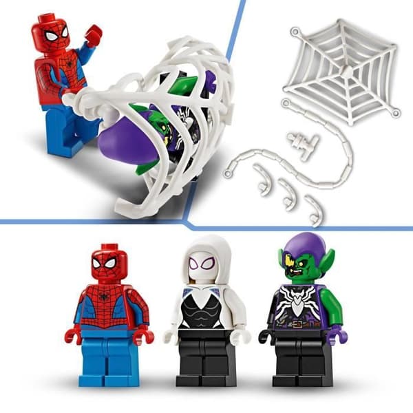 LEGO 76279 Marvel Spider-Man vastaan Vihreän Menninkäisen Myrkky -kilpa-autolelu supersankariminihahmoilla