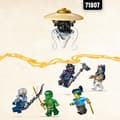 Pikkukuva 4 / 6: LEGO 71809 NINJAGO Egalt, lohikäärmemestari, ninjalelu, jossa on 5 ninjaminishahmoa, mukaan lukien Lloyd ja Nya