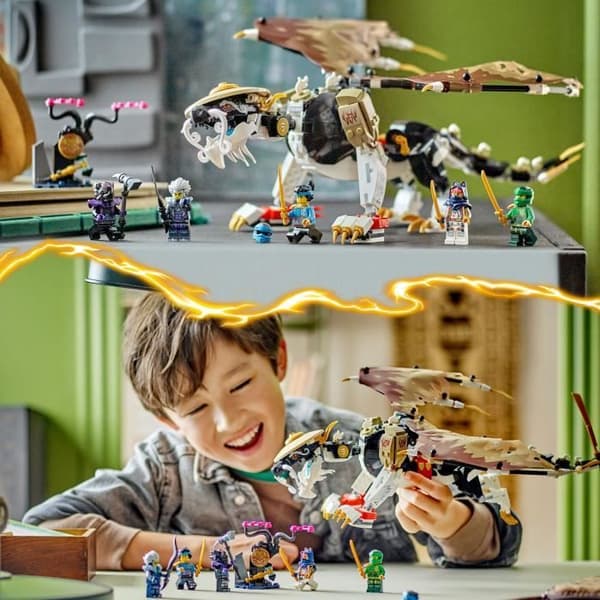 LEGO 71809 NINJAGO Egalt, lohikäärmemestari, ninjalelu, jossa on 5 ninjaminishahmoa, mukaan lukien Lloyd ja Nya