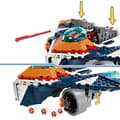 Miniatyrbild 4 av 6: LEGO 76278 Marvel Rocket vs. Ronans rymdskepp, Guardians of the Galaxy-leksak, skepp och minifigurer