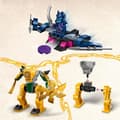 Miniatyrbild 3 av 6: LEGO 71804 NINJAGO Arins stridsrobot, ninjaleksaker med Arins minifigurer med minikatana och robotar