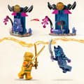 Miniatyrbild 4 av 6: LEGO 71804 NINJAGO Arins stridsrobot, ninjaleksaker med Arins minifigurer med minikatana och robotar