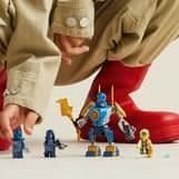 LEGO 71805 NINJAGO Jays Mech Battle Pack, Ninjalegetøj til børn med minifigurer inklusive Jay