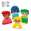 Miniatyrbild 2 av 6: LEGO 10415 DUPLO Mina första starka känslor och stora känslor, babyleksak, 23 färgglada klossar och 4 karaktärer