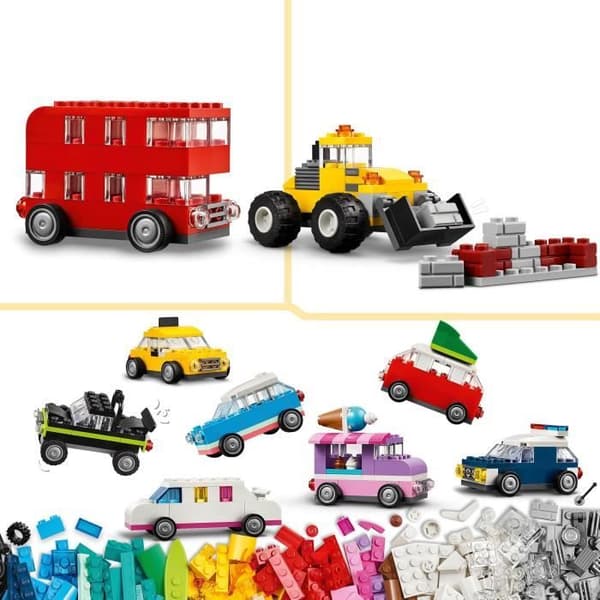 LEGO 11036 Klassiska kreativa fordon, modellbilar, polisfordon, lastbilar och mer