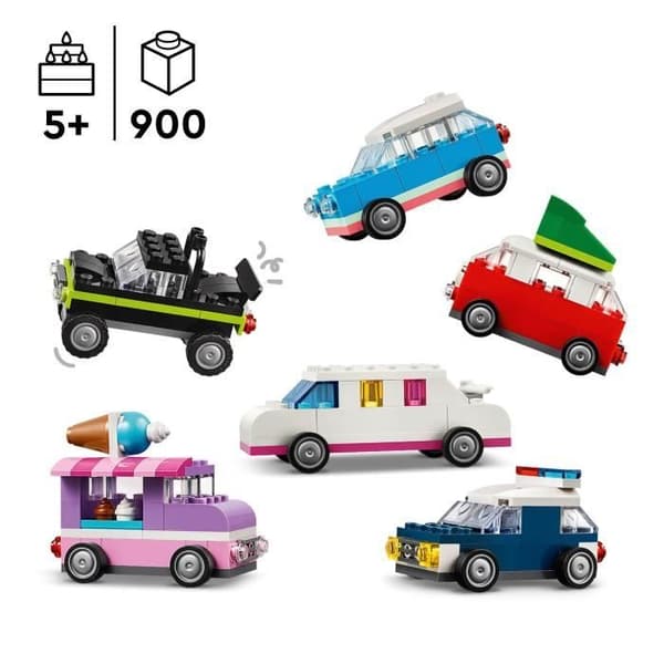 LEGO 11036 Klassiska kreativa fordon, modellbilar, polisfordon, lastbilar och mer