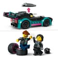 Miniatyrbillede 4 af 6: LEGO 60406 City Racerbil & Biltransporter Legetøj med Køretøj, Chauffør Minifigurer