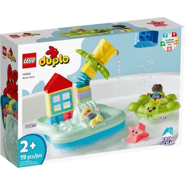 LEGO DUPLO 10989 Vesipuisto. leluja lapsille 2-vuotiaista alkaen. vesileikkejä kylpyammeessa