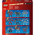 Miniatyrbild 6 av 6: LEGO 71808 NINJAGO Kais elementära eldrobot, ninjaleksak med anpassningsbar figur plus minifigurer av Kai och Zane