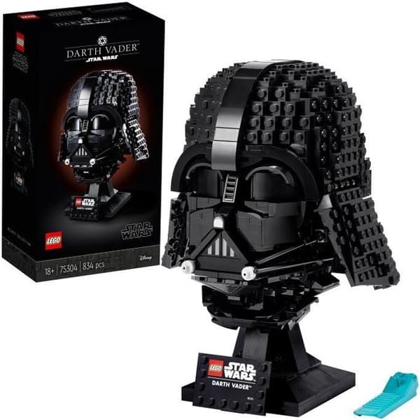 LEGO Star Wars™ 75304 Darth Vader™ hjälm, byggsats för vuxna, samlarmodell, presentidé