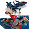 Miniatyrbillede 3 af 6: LEGO 76281 Marvel X-Men X-Jet Jagerfly Legetøj med Superhelte Minifigurer: Wolverine