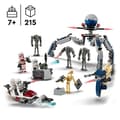 Miniatyrbild 2 av 6: LEGO 75372 Star Wars Klonsoldater och Stridsdroider Stridspaket, leksak med speederbike och minifigur
