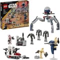 Miniatyrbild 1 av 6: LEGO 75372 Star Wars Klonsoldater och Stridsdroider Stridspaket, leksak med speederbike och minifigur