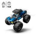 Miniatyrbild 2 av 6: LEGO 60402 City Blå Monstertruck, Terränglastbilsleksak och förarminifigur, Barnpresent
