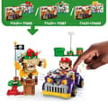 Pikkukuva 3 / 6: LEGO 71431 Super Mario Bowserin kilpa-auto -laajennussarja, karting-lelu 8 vuotta täyttäneille lapsille Bowser-hahmolla