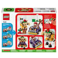 Pikkukuva 6 / 6: LEGO 71431 Super Mario Bowserin kilpa-auto -laajennussarja, karting-lelu 8 vuotta täyttäneille lapsille Bowser-hahmolla