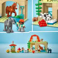 Miniatyrbild 4 av 6: LEGO 10416 DUPLO Min stad tar hand om bondgårdsdjur, pedagogiska leksaker för spädbarn, hus, hästminifigurer