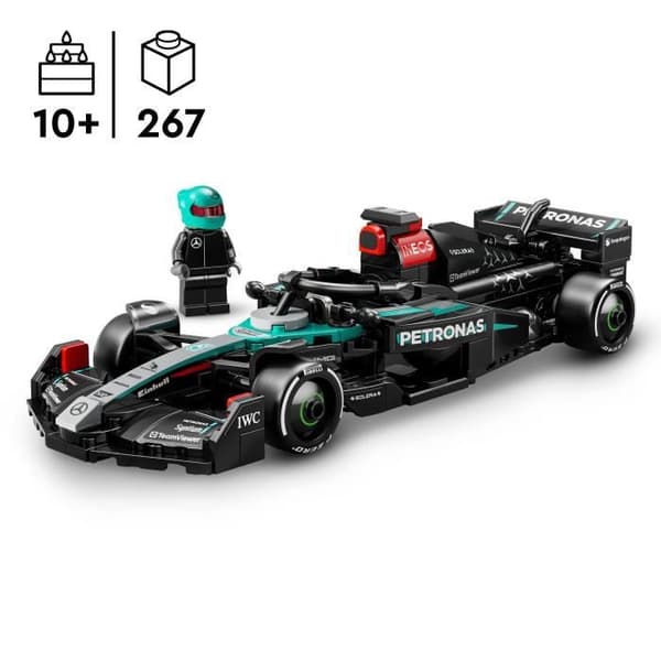 LEGO Speed Champions 77244 Mercedes-AMG W15 F1 -auto - 10 vuotta -rakennussetti