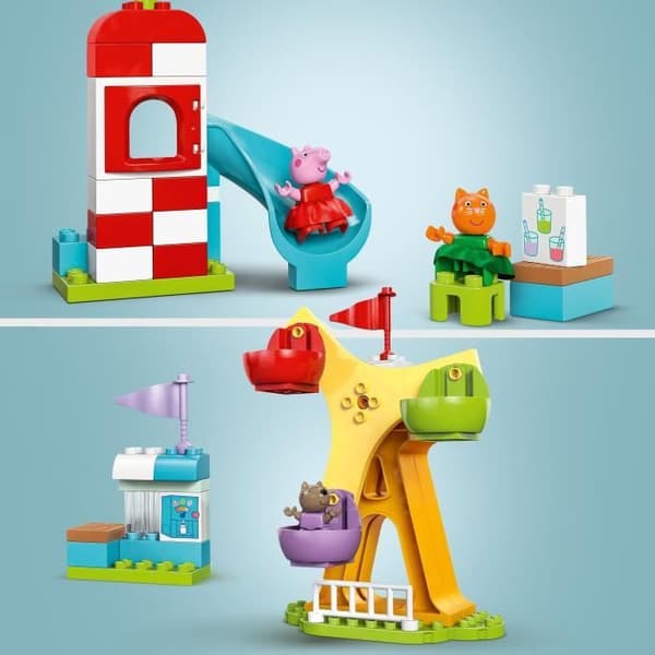 LEGO DUPLO Peppa Pig 10453 Nöjesfält - Byggset för barn från 2 år